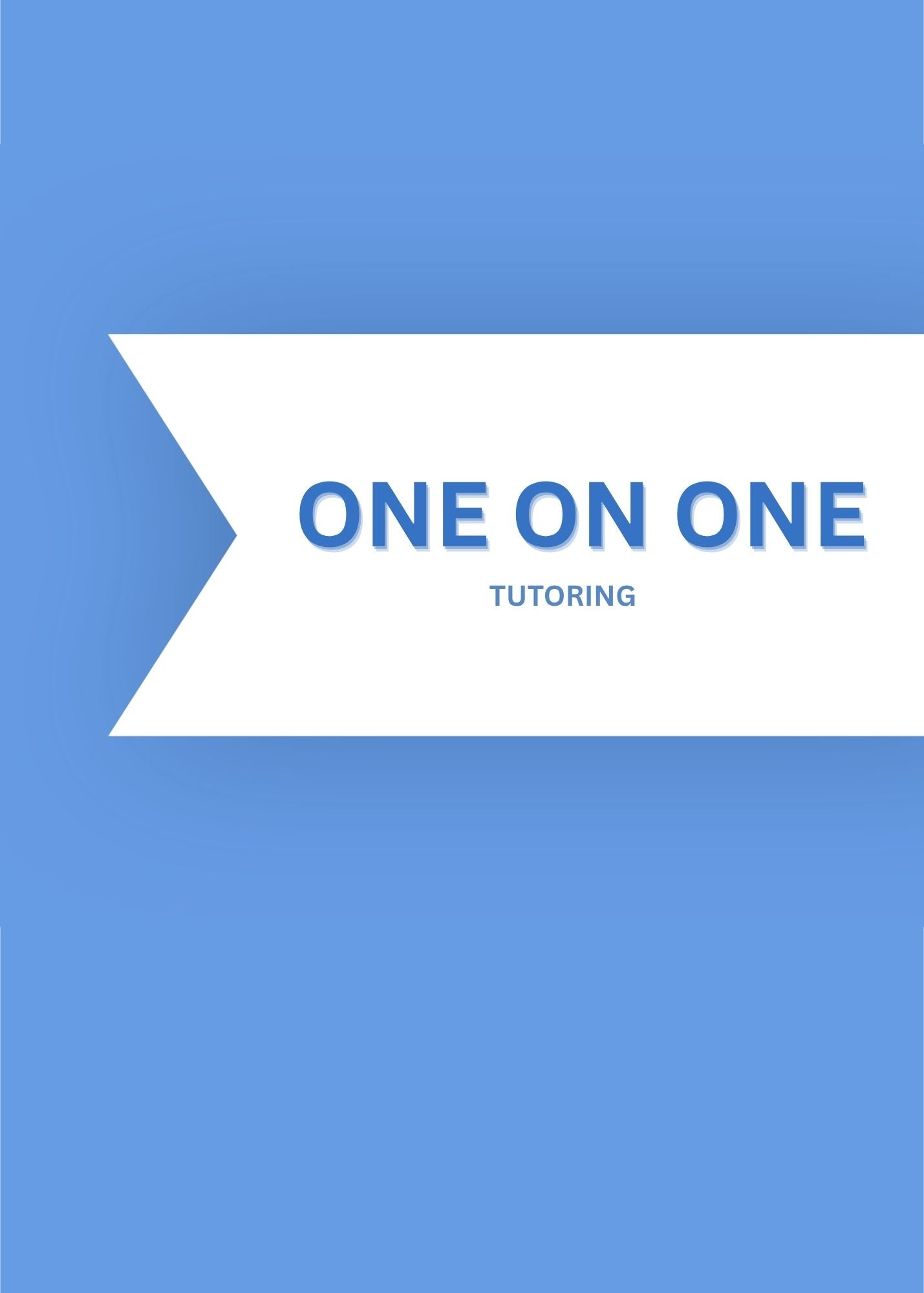 One on One Tutoring